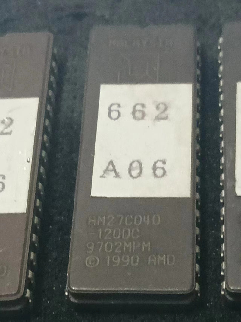 LOT 12PCS AM27C040-120DC 9702MPM EPROM USED
