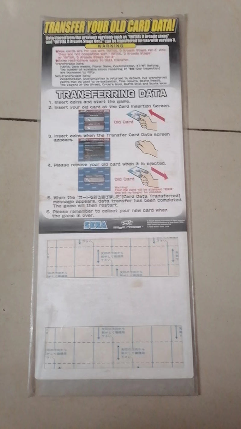 new original sega card reader top Instructions for use