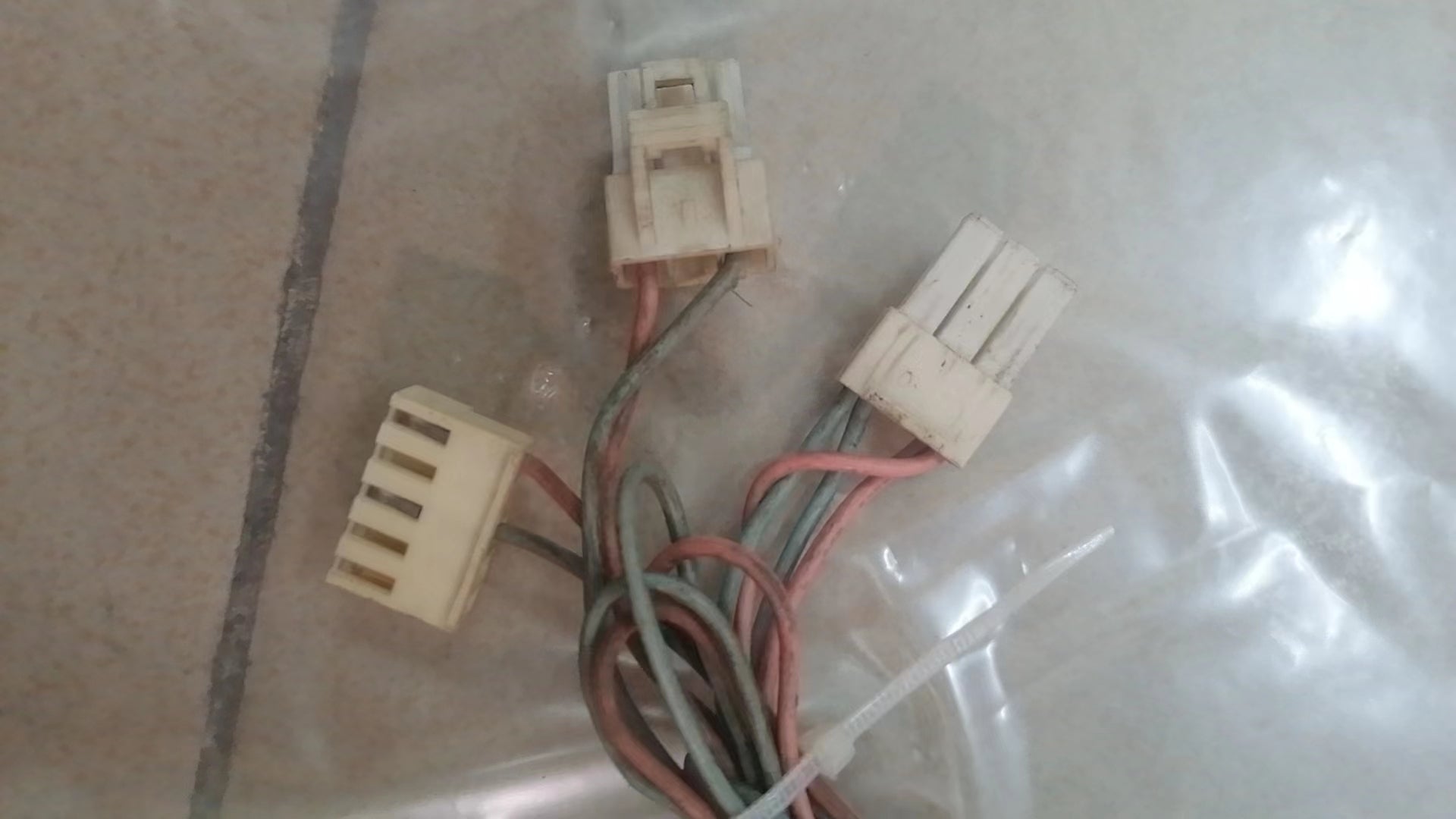 arcade power wiring harness( 2x 3pin male & 4 pin female)#88