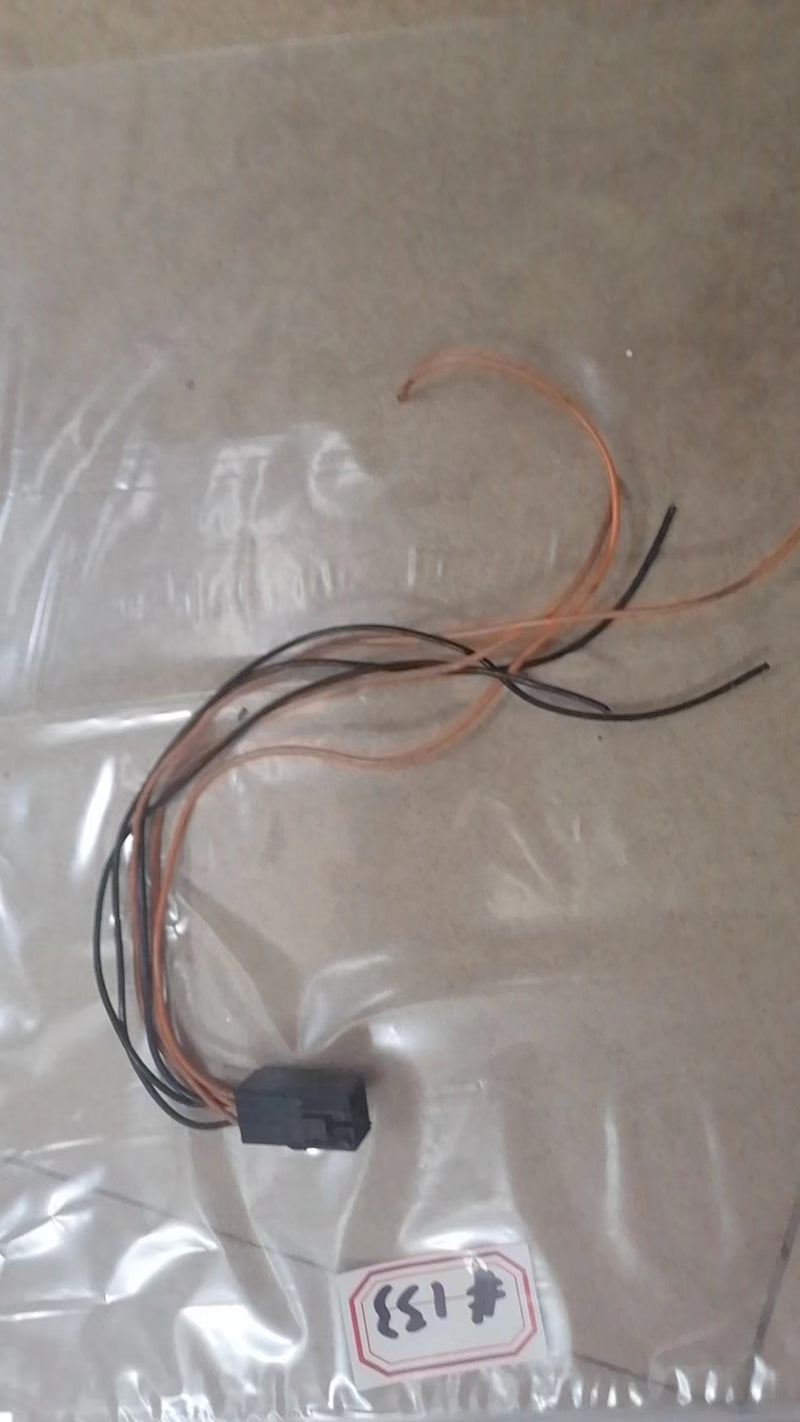 arcade power code wiring harness ( 6 pin female black)