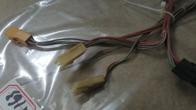 arcade power code wiring harness( 15 pin male & 3x 4 pin female))
