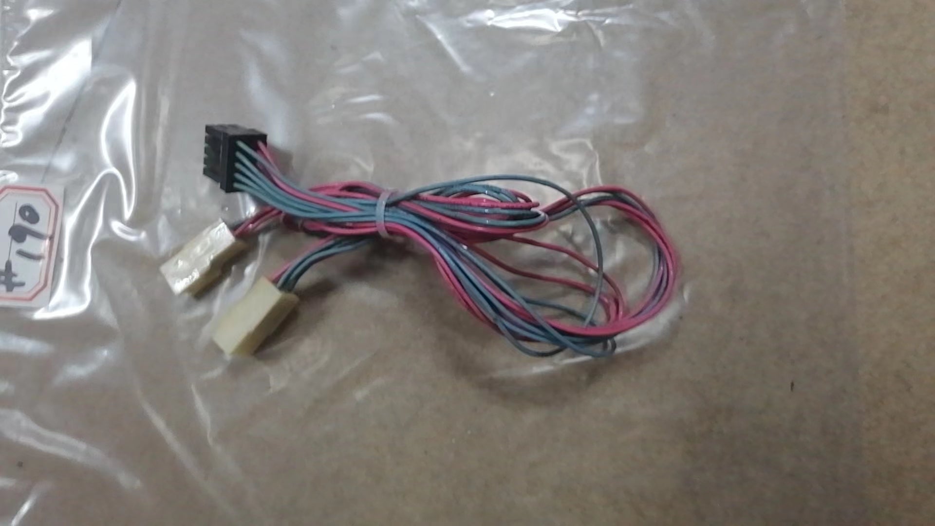 arcade power code wiring harness( 15 pin male black & 6 pin & 4 pin fe