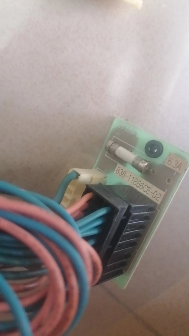 sega model  arcade 838-11856 pcb w/wiring harness