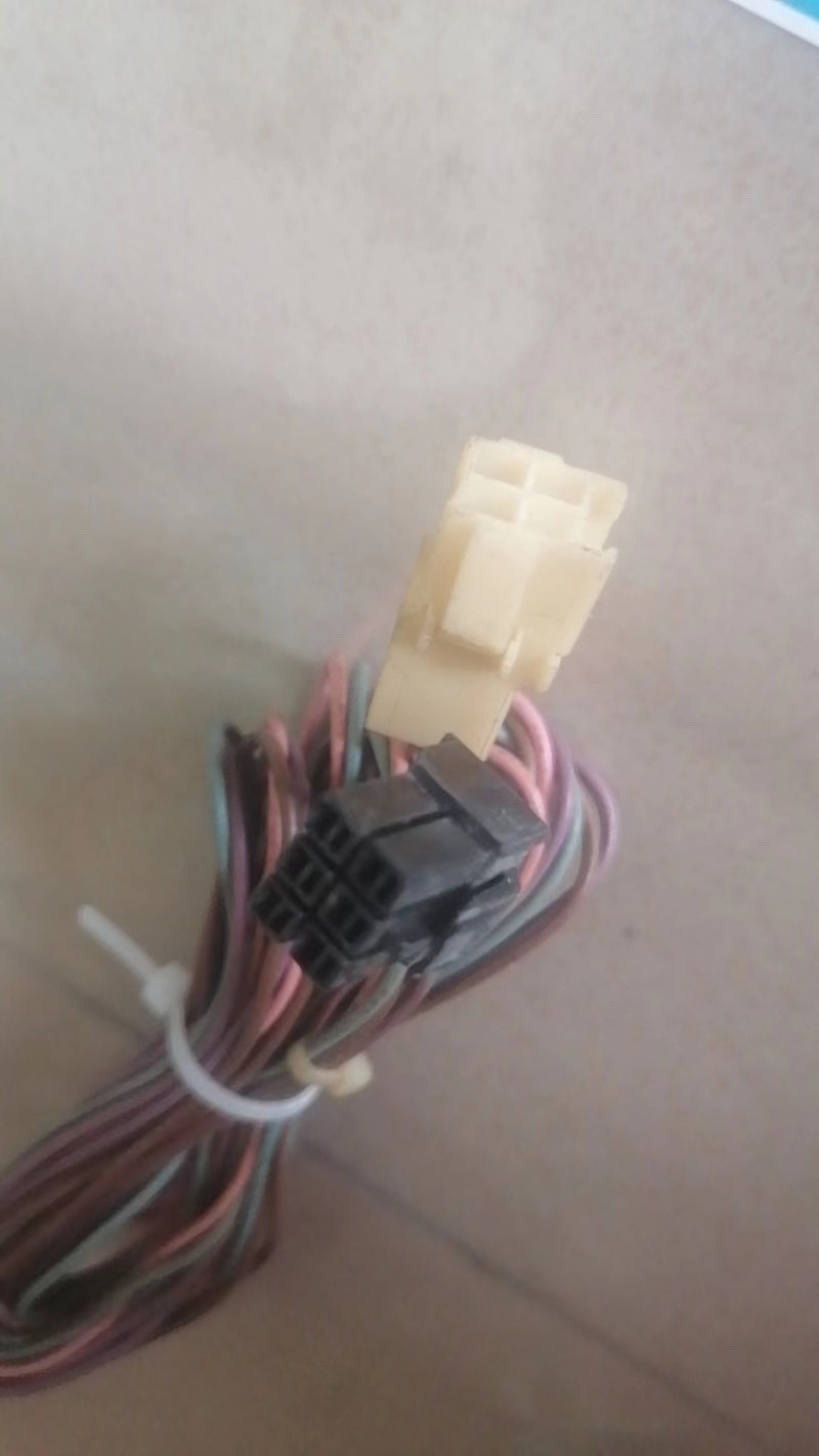 sega 6 pins to 4 pins power code wiring harness