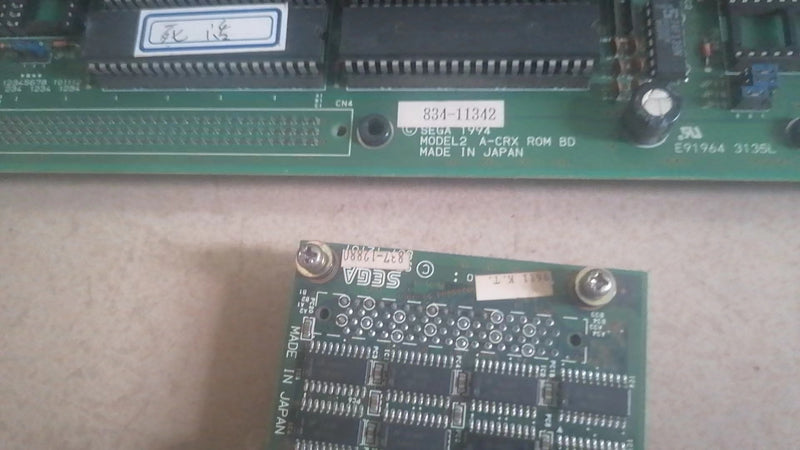 Sega Model 2B CRX  Dead or Alive Rom Board and Security Board.working
