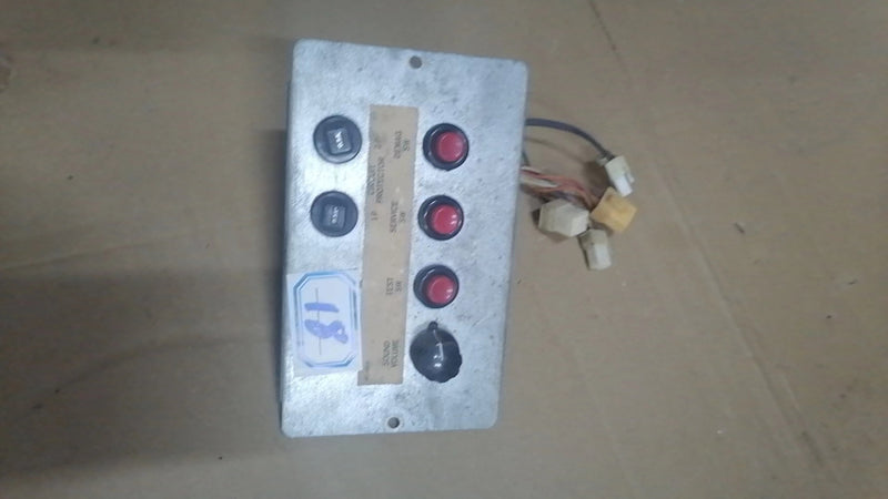 UNKNOWN  ARCADE TEST AND SERVICE BUTTON PANEL