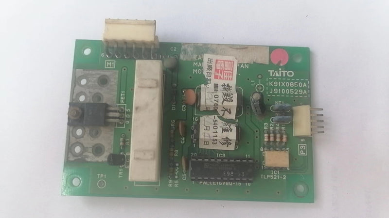 taito MOTOR PCB  K91X0850A.WORKS