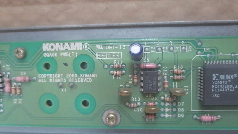 KONAMI VIPER POLICE 911  PCB GQA00 PWB(T)working