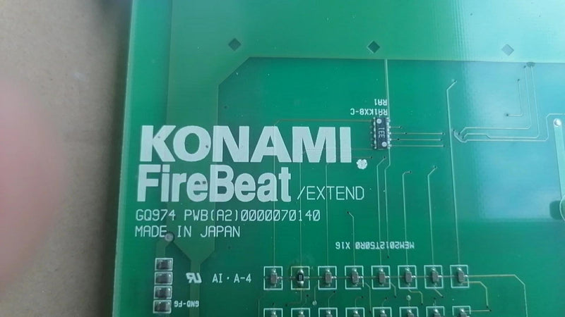 KONAMI FireBeat GQ974 PWB(A2) EXTEND BD. WORKING