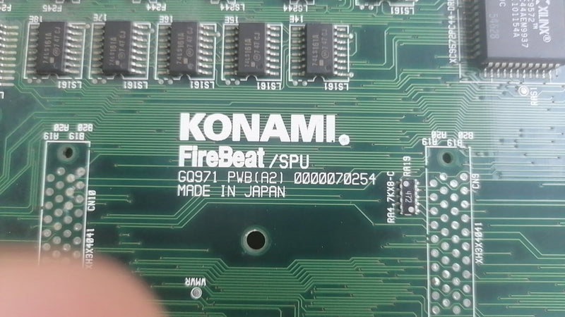 KONAMI FireBeat GQ971 PWB(A2) SPU BD. WORKING