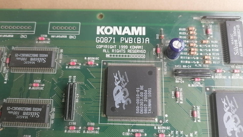 KONAMI HORNET GQ871 PWB(B) A PCB WORKING