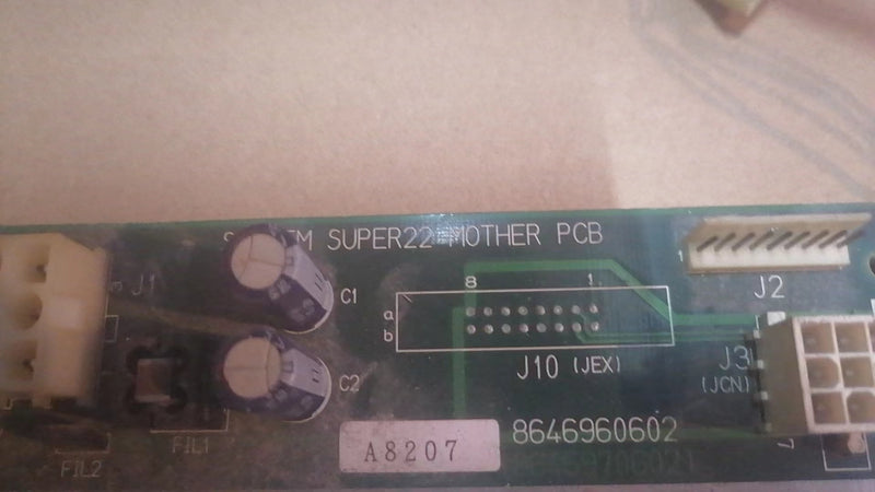namco system super 22 mother pcb filter cover