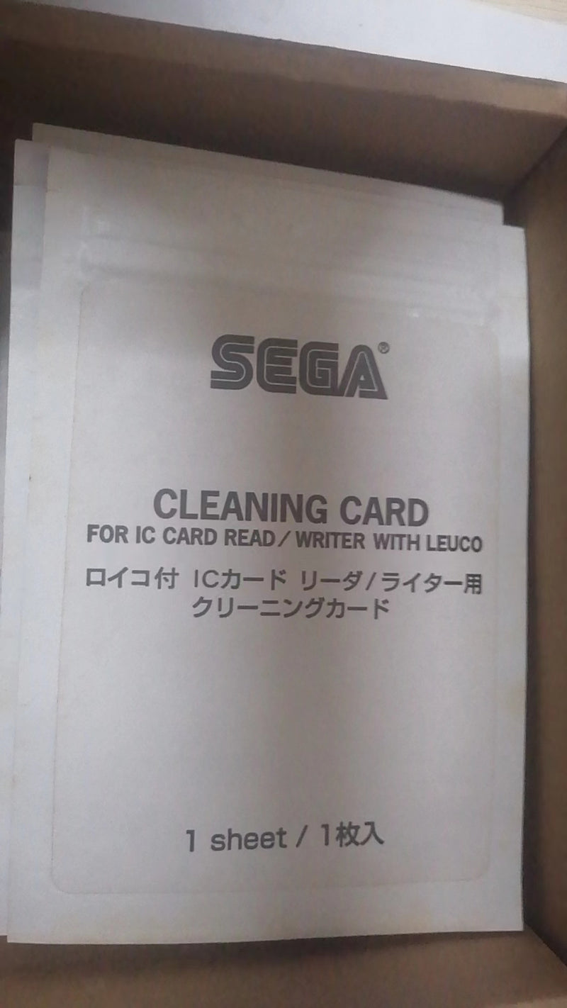 New Lot 30 A box Sega  IC Card Reader Cleaning Card  601-11949