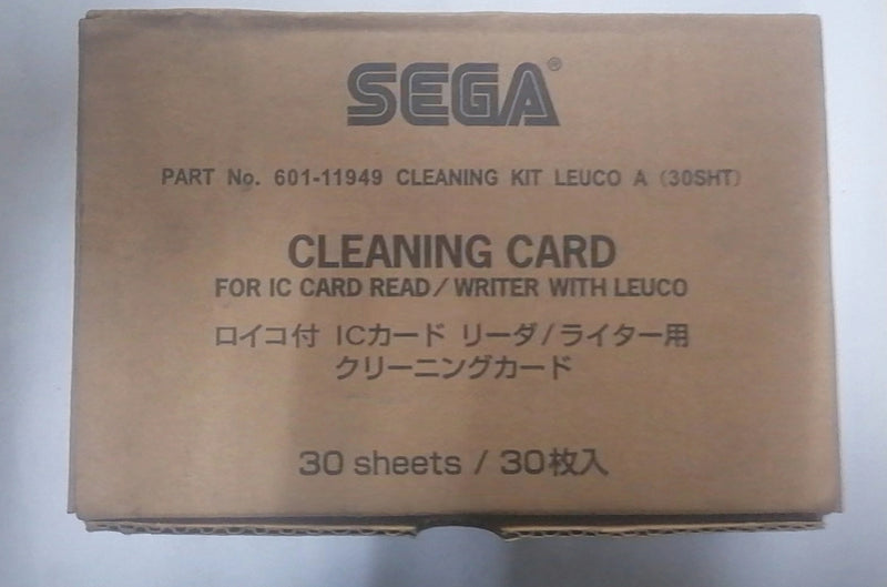 New Lot 30 A box Sega  IC Card Reader Cleaning Card  601-11949