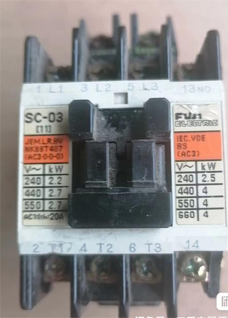 USED FUJI Electric Contactor SC-03 .WORKING