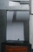 USED OMRON A8A-216-1.Panel Mount, Snap-In. SWITCH ROCKER DPST 16A 125V