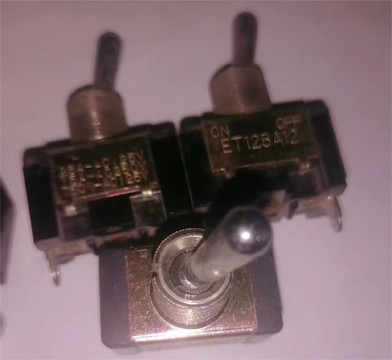 USED Nidec Components Corporation Toggle Switch ET125A12.