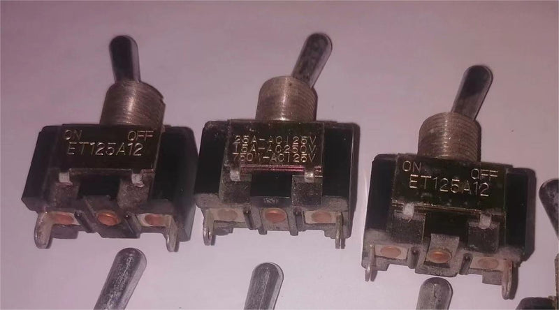 USED Nidec Components Corporation Toggle Switch ET125A12.