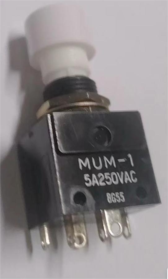 New 40 in Box Sunmulon MUM-1 ROW. 5A 250VAC BUTTONS