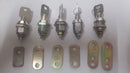 LOT 5 Arcade FIRST F-750 LOCKS w/ 5 KEYS.( TO SNK.CAPCOM. NEO.VEWLIX  ARCADE CABS)
