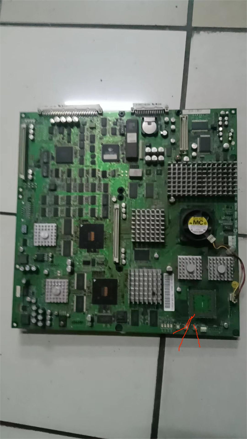 sega Hikaru main board. broken (lost IC BGA)