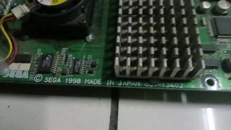 sega Hikaru main board. broken (lost IC BGA)