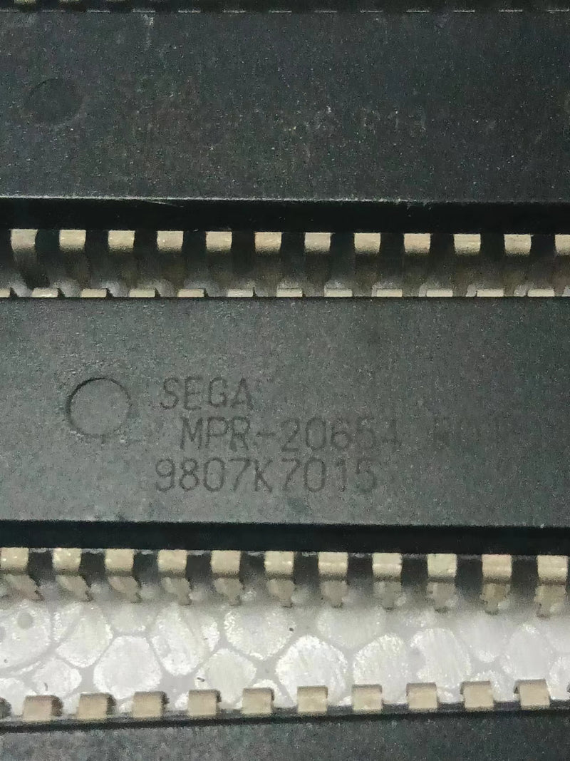 A LOT 36 SEGA CHIPS. USED WORKING