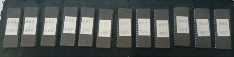 LOT 12PCS AM27C040-120DC 9702MPM EPROM USED