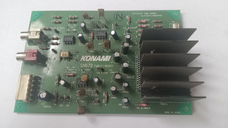 Konami  Sound Amp GN672 pwb(F)  403891  working