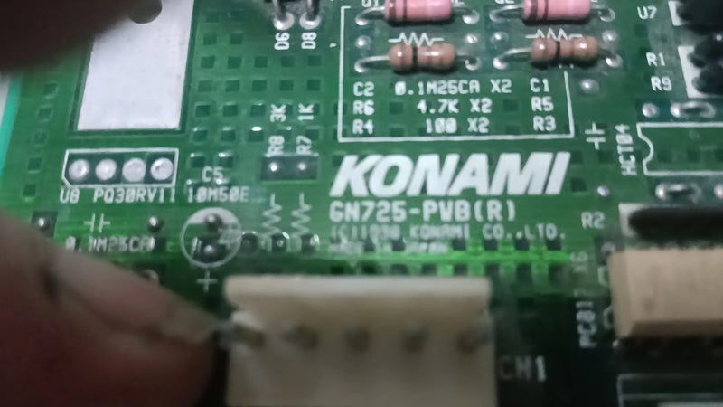 Konami Board GN 725-PWB (R) WORKING