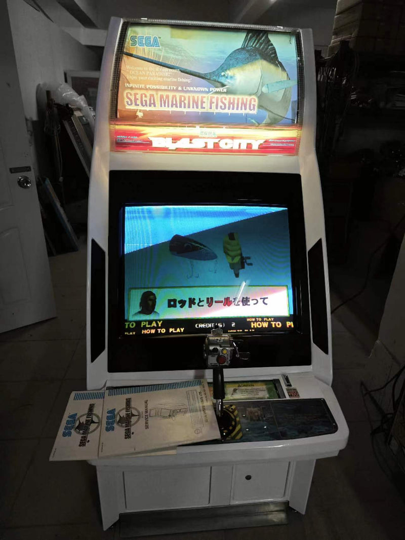 Sega Bass Fishing Arcade Game ,working