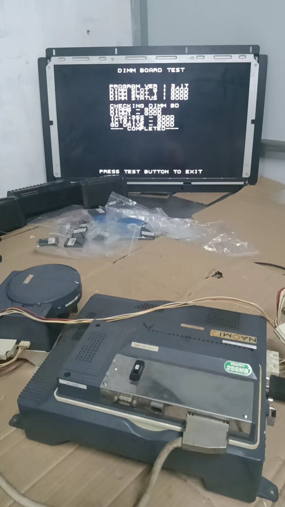 SEGA NAOMI NET DIMM BOARD 3.17 VER 256MB.WORKING