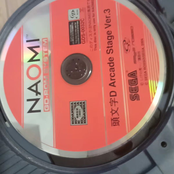 NAOMI GD-ROM Initial D STAGE VER 3 JP Ver DISK GDS-0032C w/key