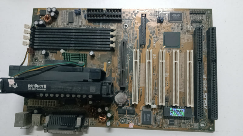 Pentium Motherboard P2 ASUS P2B-F Rev 1.0. used and working