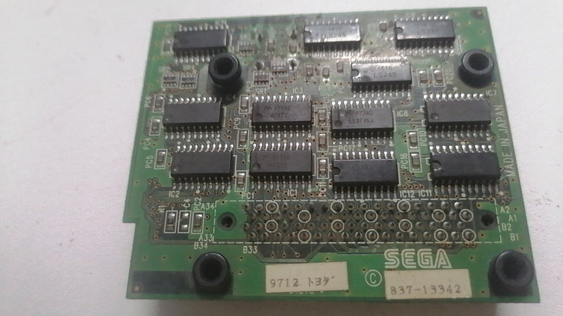 SEGA 837-13342-COM  Zero Gunner security  BOARD TESTED WORKING