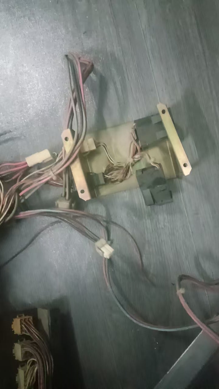 Sega  Megalo 410   Wiring Harness w/ parts