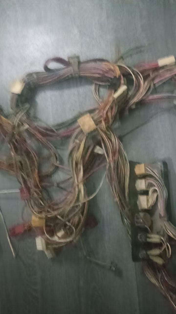 Sega  Megalo 410   Wiring Harness w/ parts