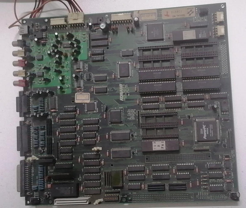 KONAMI NWK-TR SYSTEM GN676 PWB(A)B  CPU BOARD WORKING