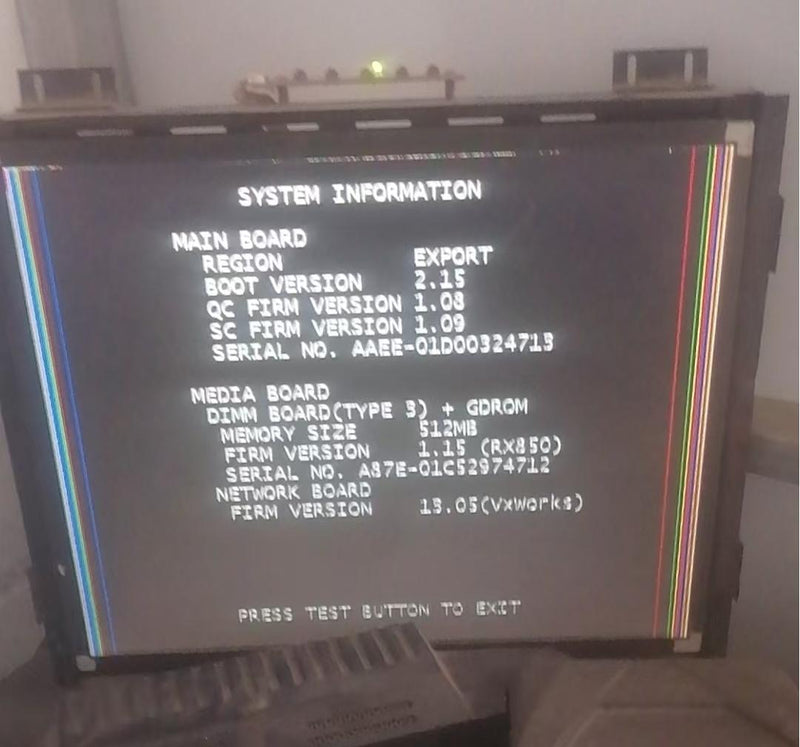 Sega Chihiro Type 3  512MB MOTHER BOARD WORKING