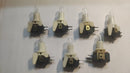 lot of 7  Used  Lampholder DC 6.3V  with Omron microswitch.TESTED WORKING