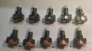 lot of 10  Used  Lampholder DC 12V LED with  microswitch.TESTED WORKING