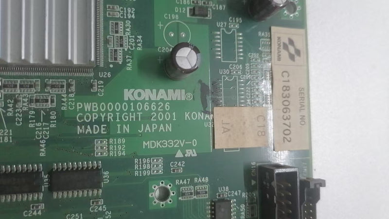 KONAMI PYTHON SYSTEN PCB BOARD WORKING