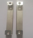 A PAIR SEGA NC/NNC  metal brackets for glass instruction panel (Remastered)