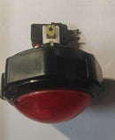 Used Sanwa  Red Illuminated button,DC 6.3V . 60 mm in diameter,  OBSA-60UMQ TESTED WORKING