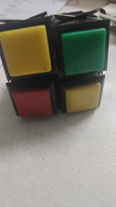 LOT OF 4 USED  SUNMULON MUM-1. 250V.5A. SQUARE BUTTONS. WORKING