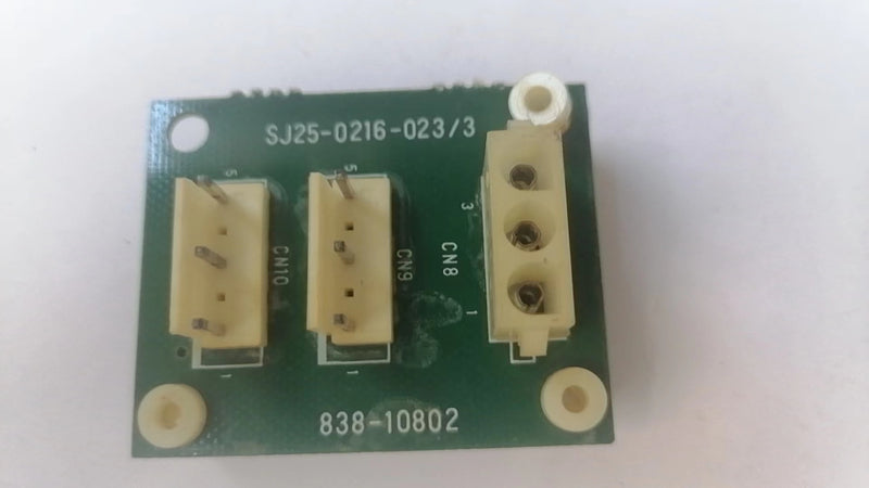 Sega 838-10802 Power Distribution PCB