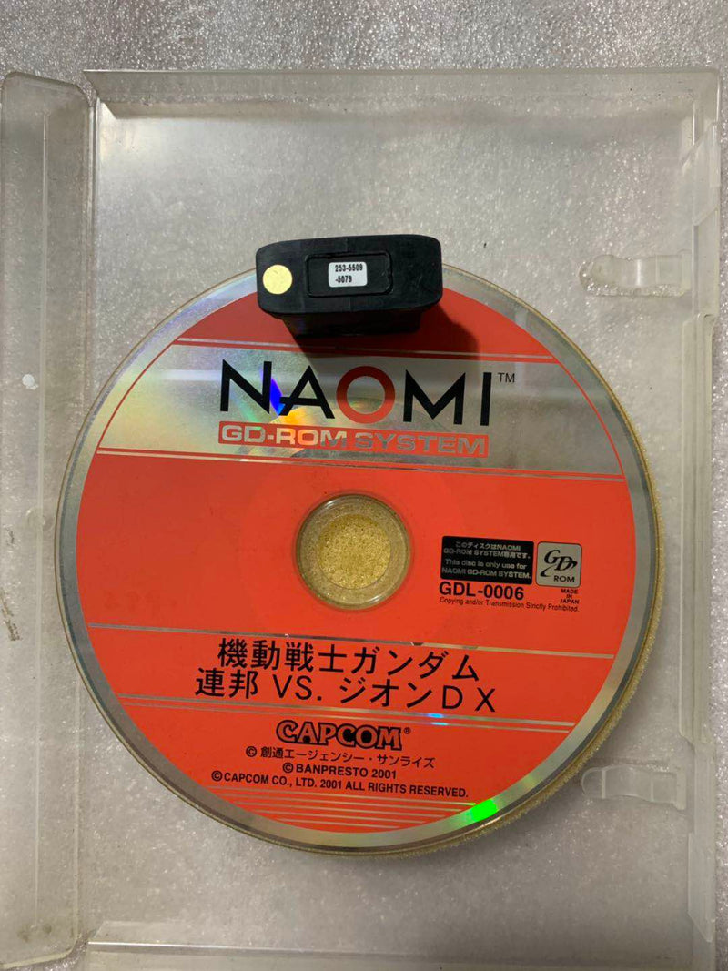 SEGA NAOMI 2 DVD DISK Mobile Suit Gundam Federation Vs. Jion Deluxe with key,