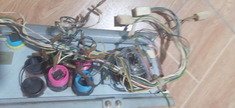 original Jaleco Pony Mark 4 Control Panel w/wiring harness and metal bracket.