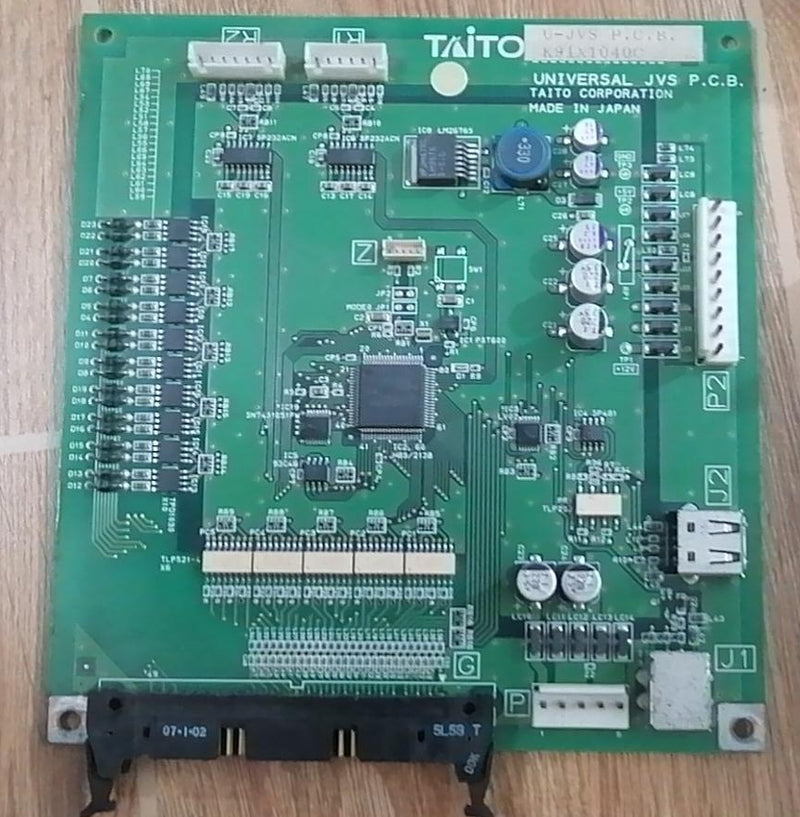 TAITO ARCADE UNIVERSAL JVS PCB.K91X1040C WORKING