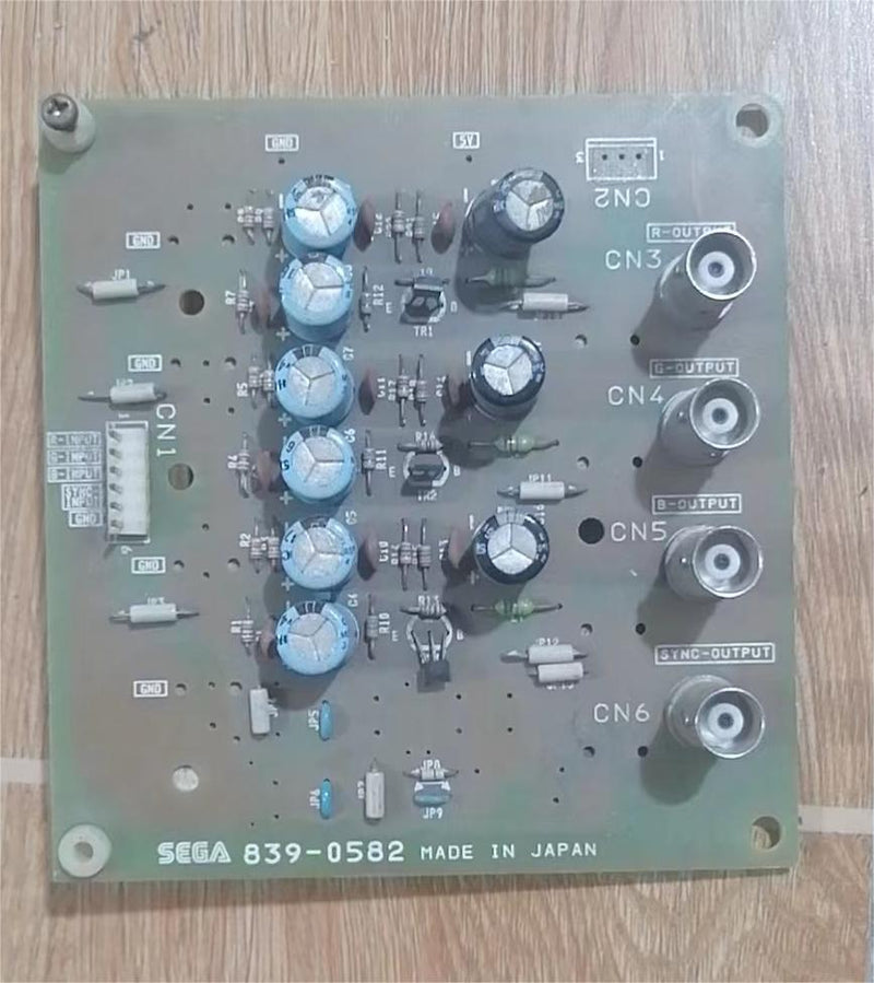 Sega 839-0582-03 RGB Buffer Video Board .working